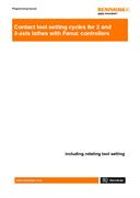 Contact tool setting cycles for 2 and 3-axis lathes with Fanuc controllers (including rotating tool setting)